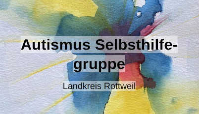 Autismus Selbsthilfegruppe Rottweil Aquarell Hintergrund